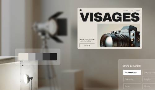 A screenshot featuring the color-editing capabilities for a template on Squarespace